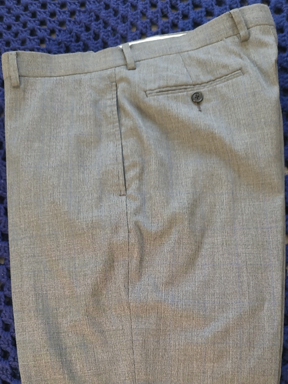 Daniel Cremieux Dark Gray Flat-Front Dress Pants